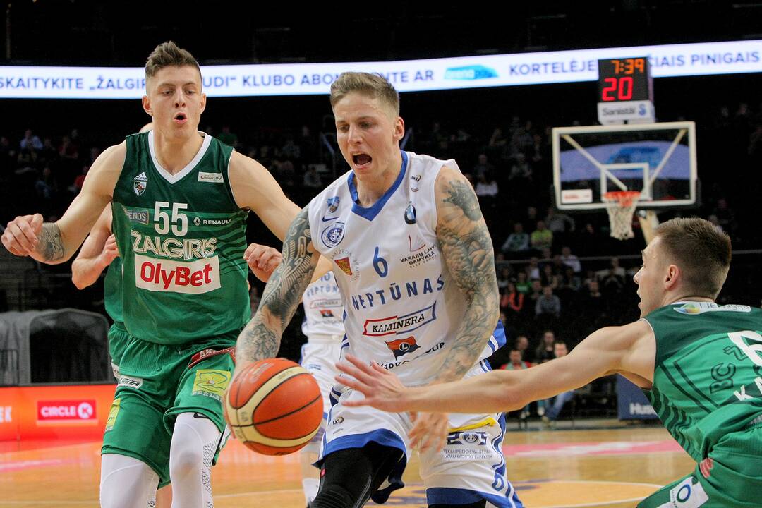 LKL pusfinalis: „Žalgiris“ – „Neptūnas“ 83:54