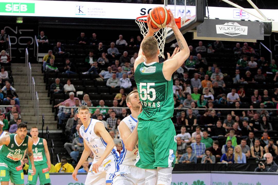LKL pusfinalis: „Žalgiris“ – „Neptūnas“ 83:54
