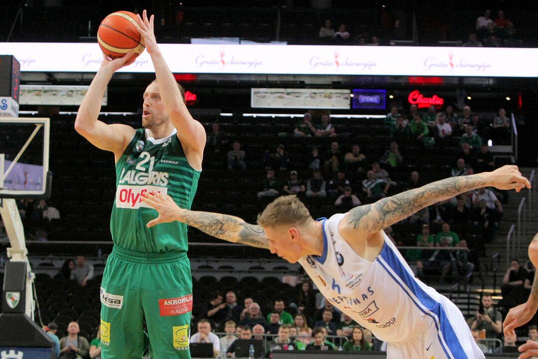 LKL pusfinalis: „Žalgiris“ – „Neptūnas“ 83:54