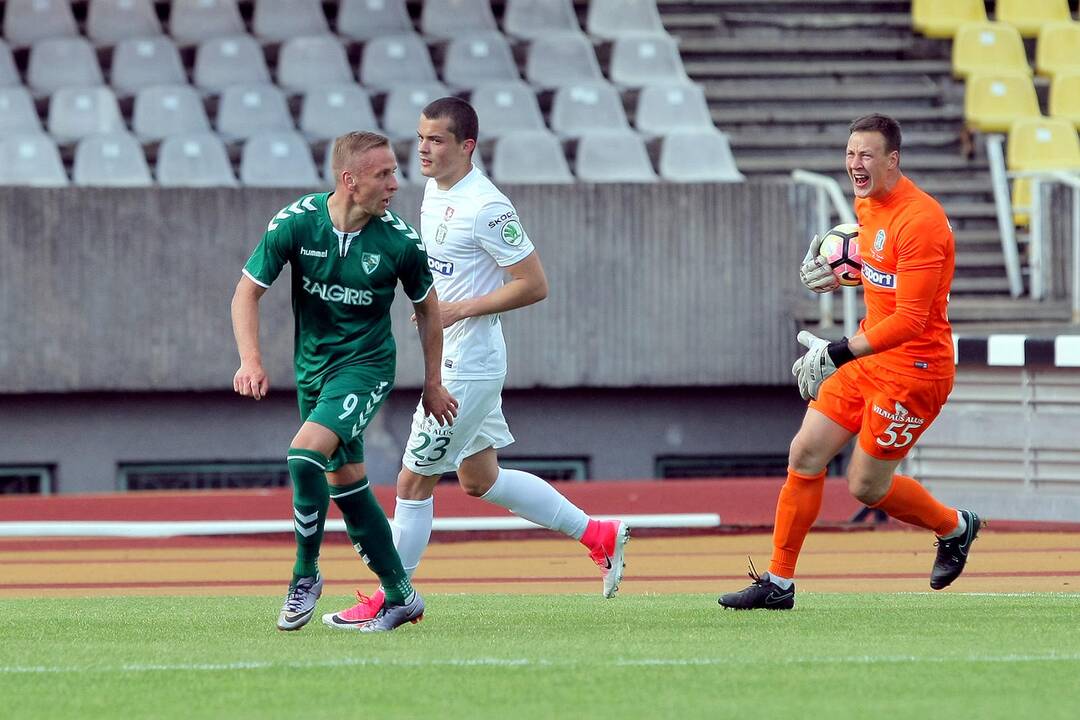 A lyga: „Kauno Žalgiris“ – Vilniaus „Žalgiris“ 2:0