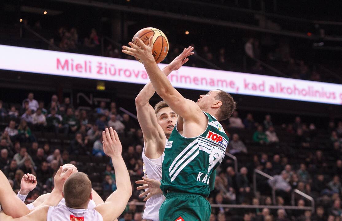 LKL rungtynės "Žalgiris - Pieno žvaigždės"