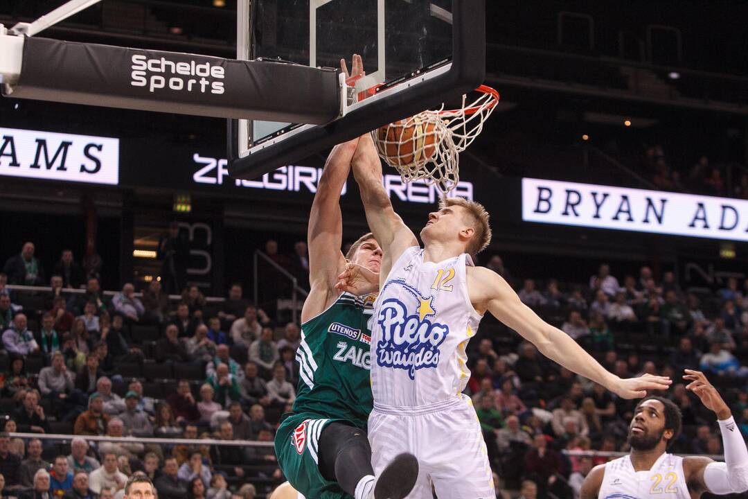 LKL rungtynės "Žalgiris - Pieno žvaigždės"