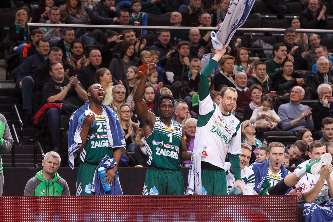 LKL rungtynės "Žalgiris - Pieno žvaigždės"