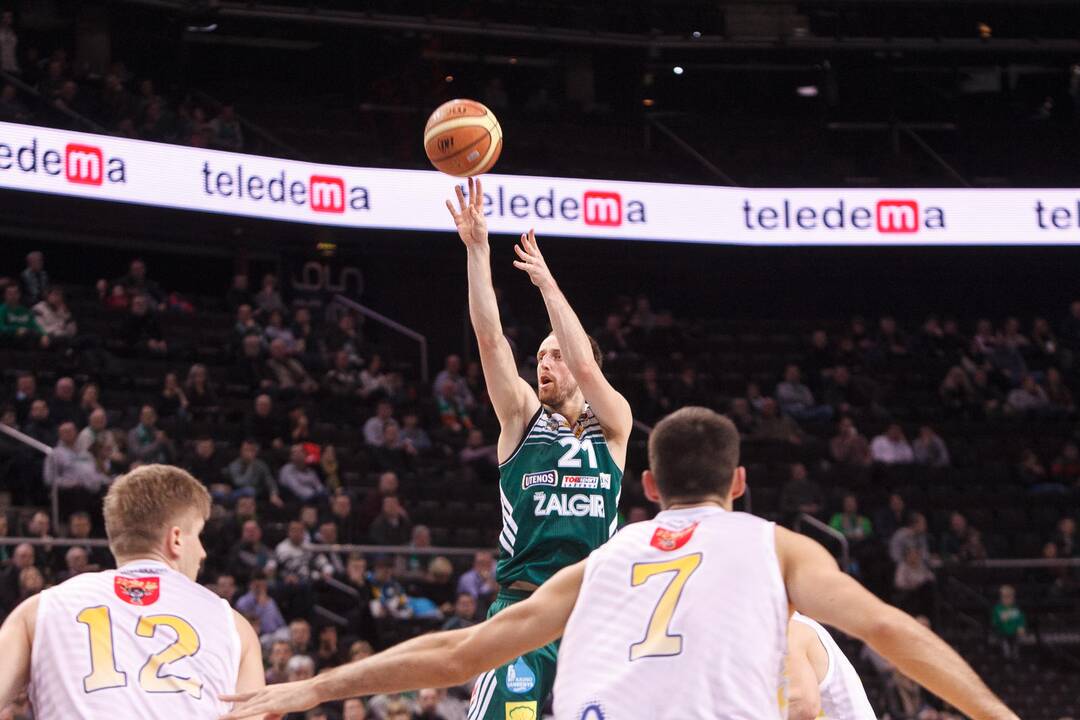 LKL rungtynės "Žalgiris - Pieno žvaigždės"
