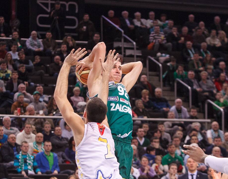 LKL rungtynės "Žalgiris - Pieno žvaigždės"