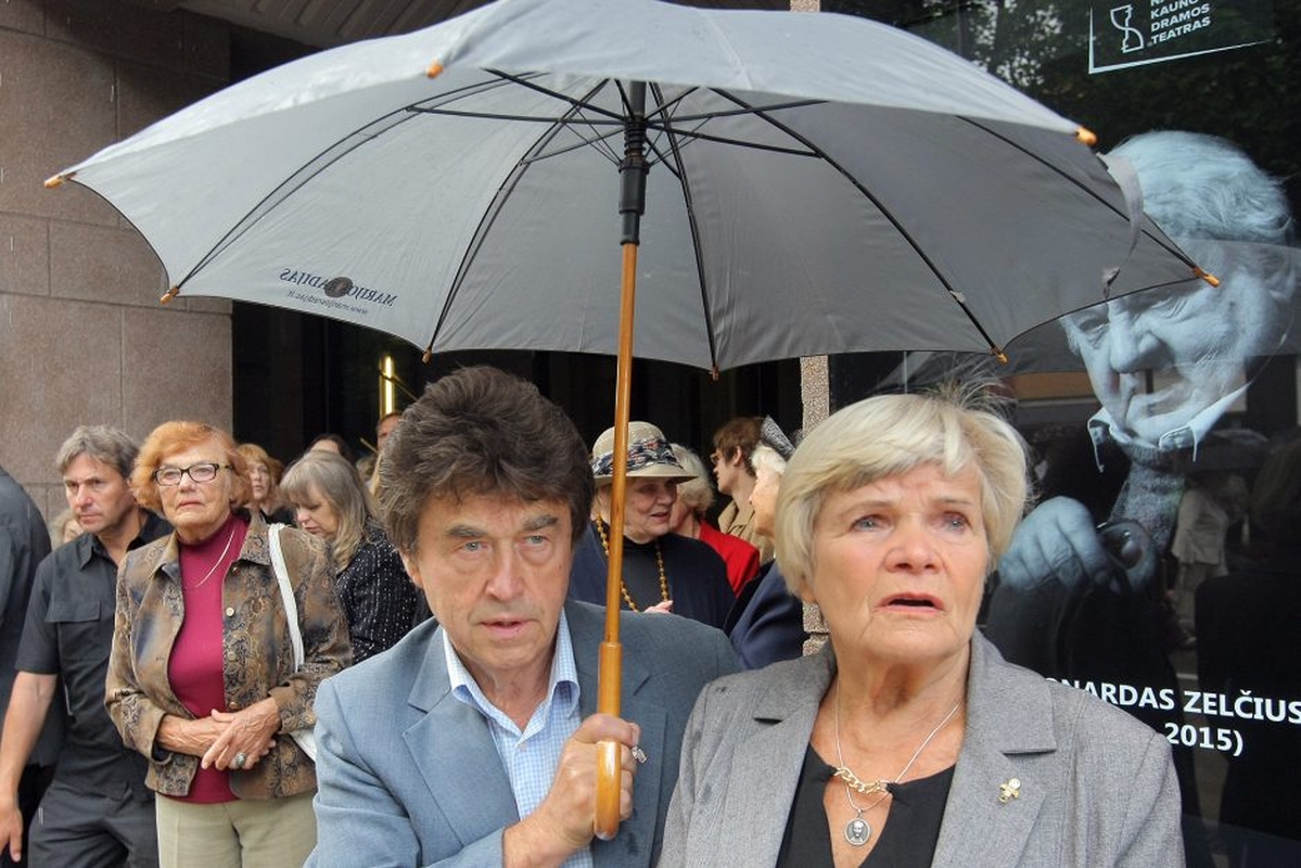 Atsisveikinimas su aktoriumi L. Zelčiumi