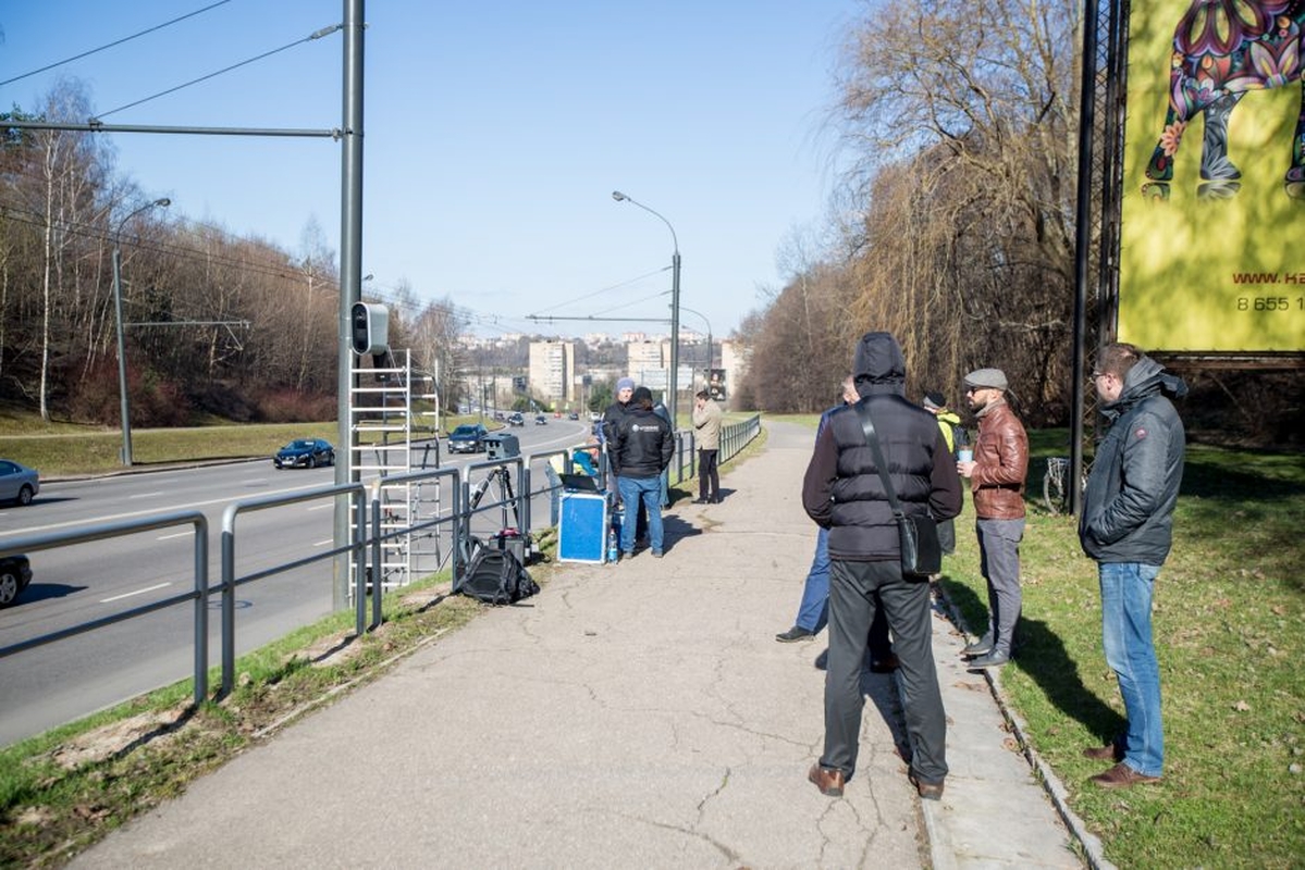 Radaro bandymas Nuokalnės gatvėje
