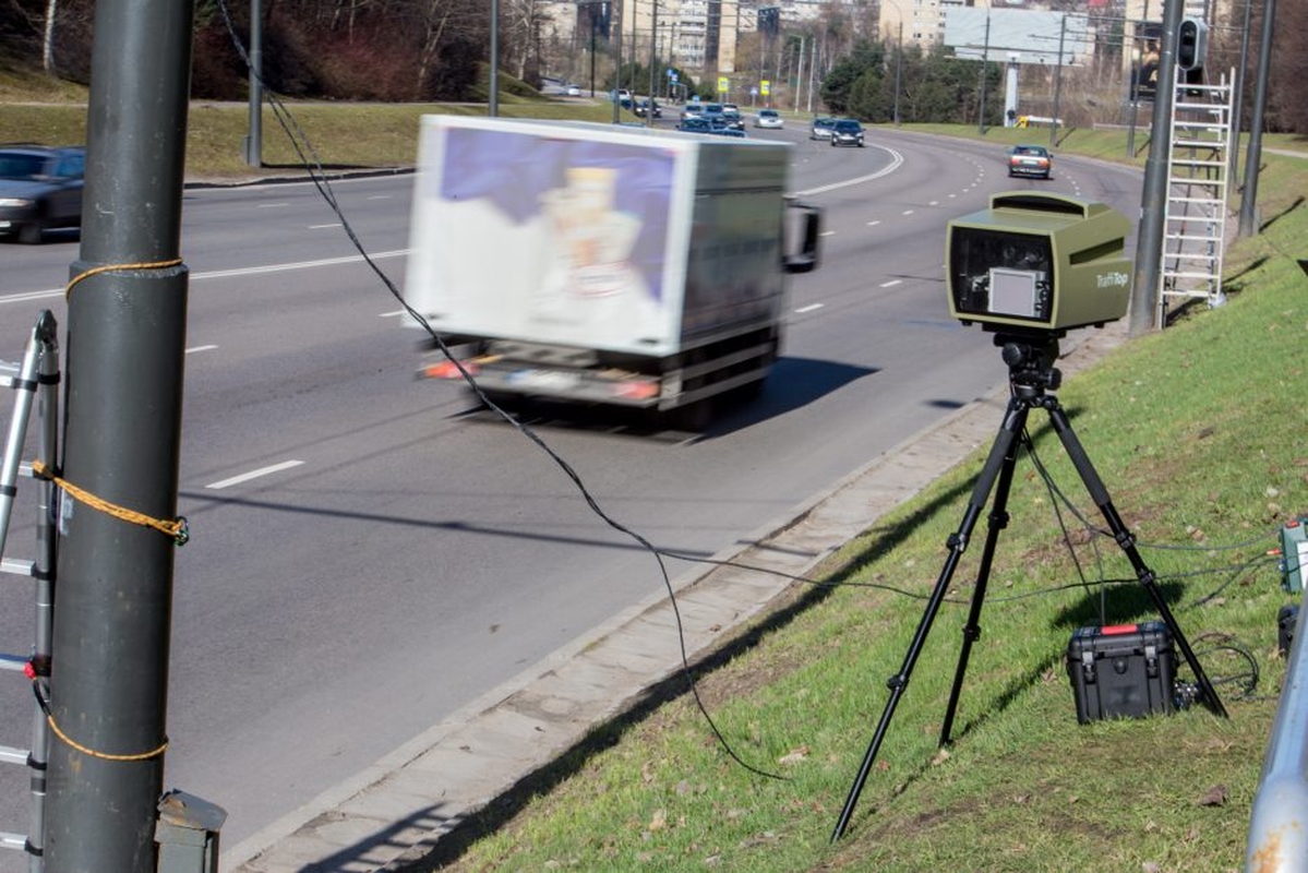 Radaro bandymas Nuokalnės gatvėje