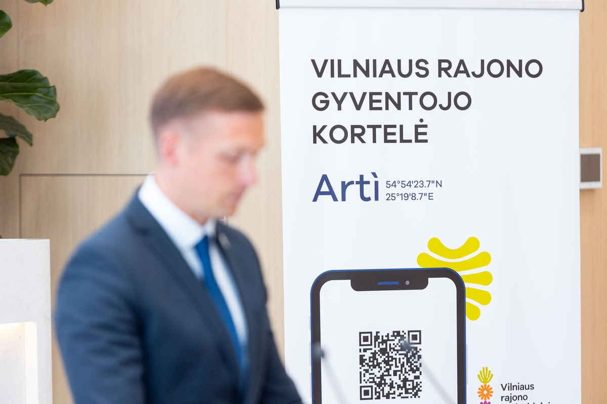 Pristatyta Vilniaus rajono gyventojo kortelės iniciatyva
