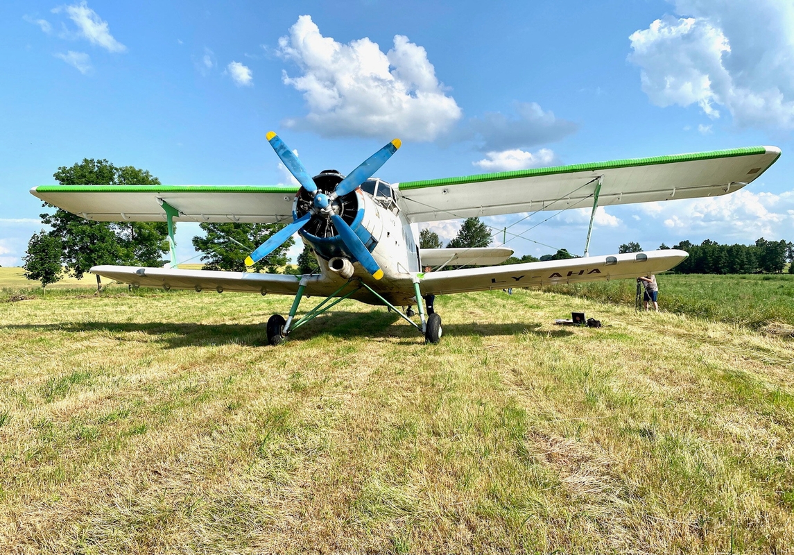 Aeroklube apgadintas ir apvogtas lėktuvas