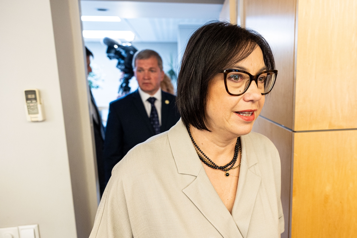 TS-LKD frakcijos posėdis, kuriame dalyvauja ministrė Popovienė