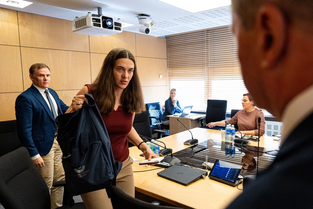 TS-LKD frakcijos posėdis, kuriame dalyvauja ministrė Popovienė