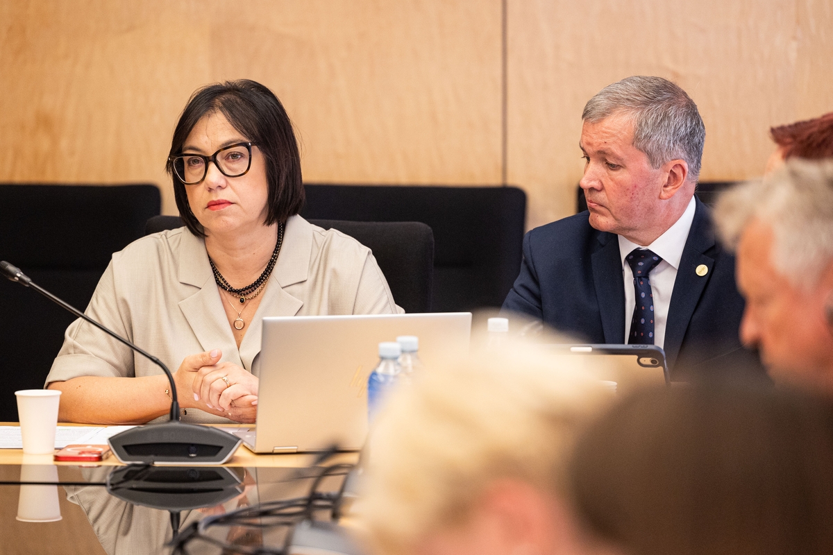 TS-LKD frakcijos posėdis, kuriame dalyvauja ministrė Popovienė