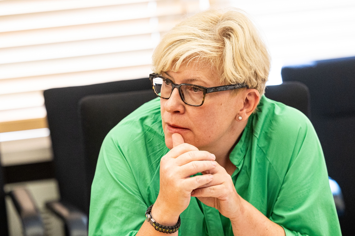 TS-LKD frakcijos posėdis, kuriame dalyvauja ministrė Popovienė