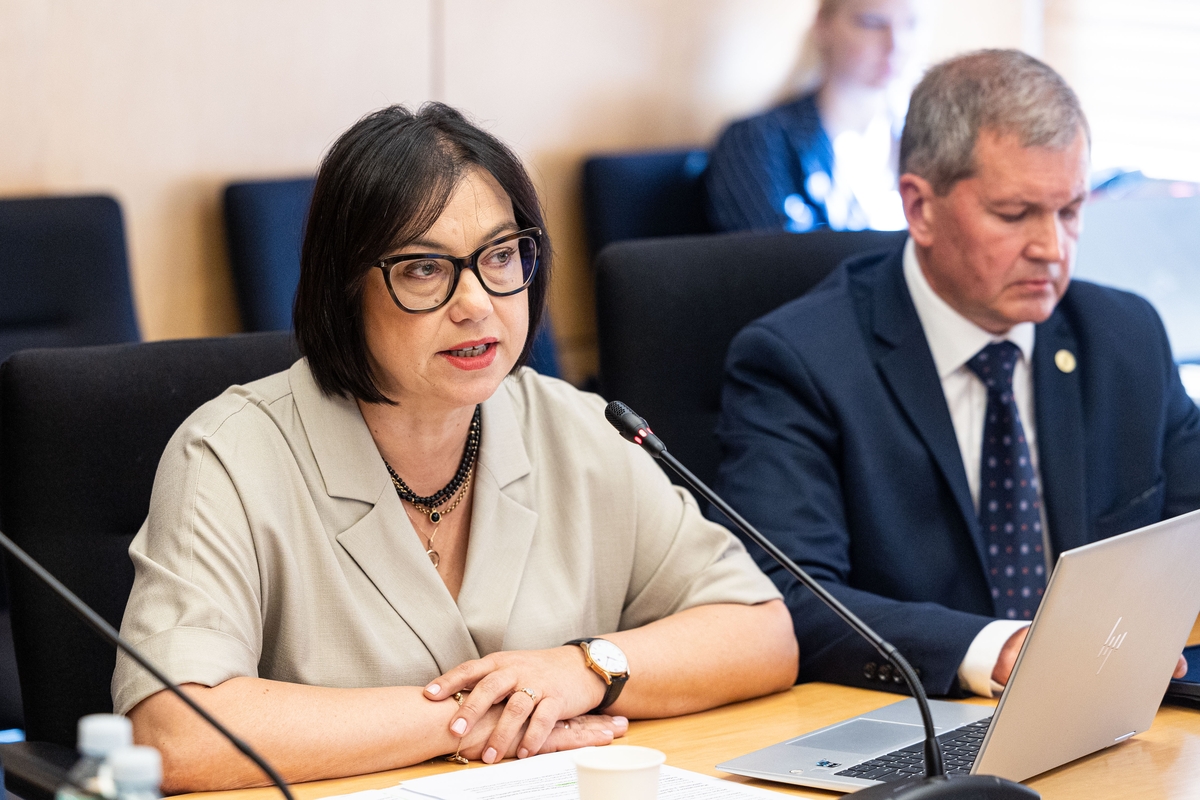 TS-LKD frakcijos posėdis, kuriame dalyvauja ministrė Popovienė