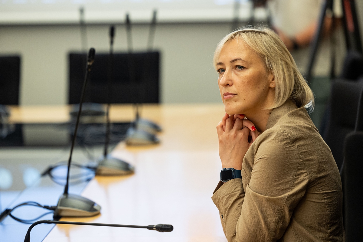 TS-LKD frakcijos posėdis, kuriame dalyvauja ministrė Popovienė