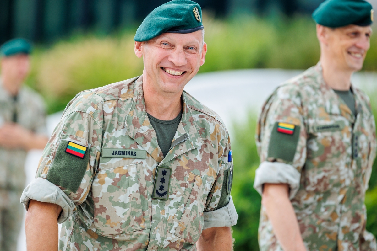Sausumos pajėgų vado pasikeitimo ceremonija Kaune 