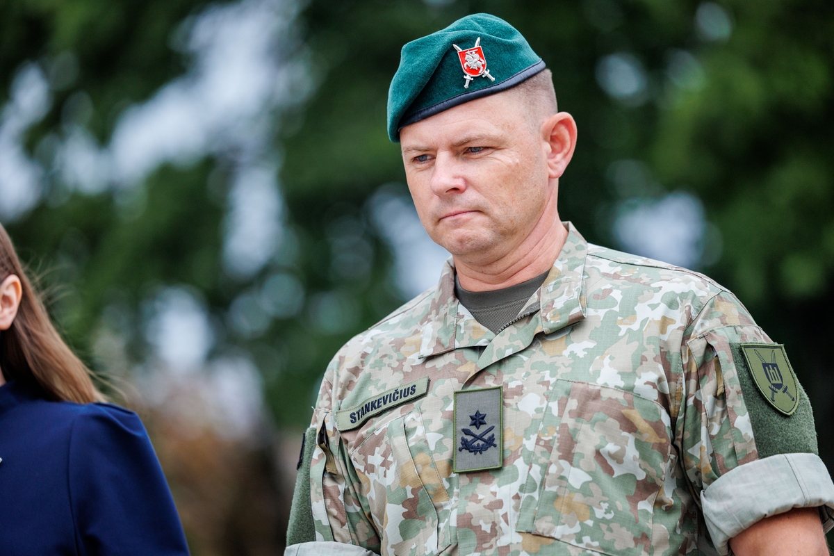 Sausumos pajėgų vado pasikeitimo ceremonija Kaune 
