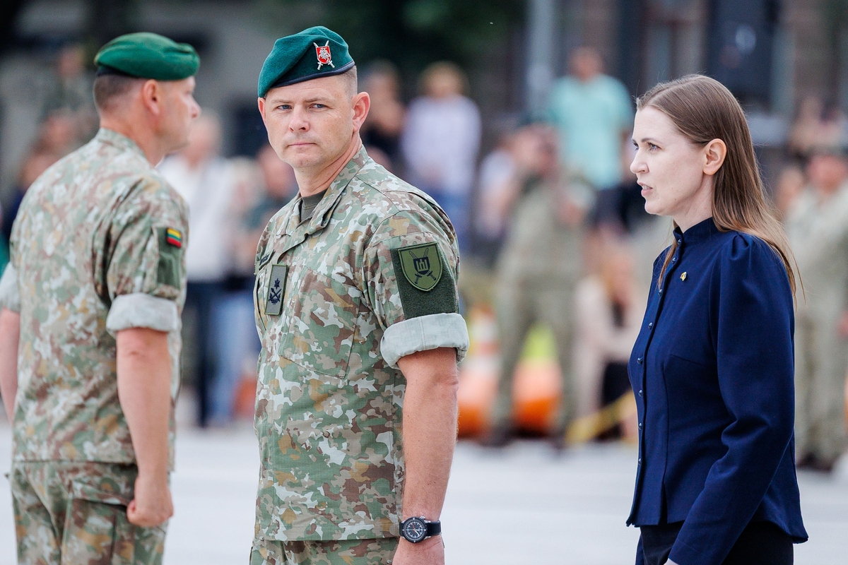 Sausumos pajėgų vado pasikeitimo ceremonija Kaune 