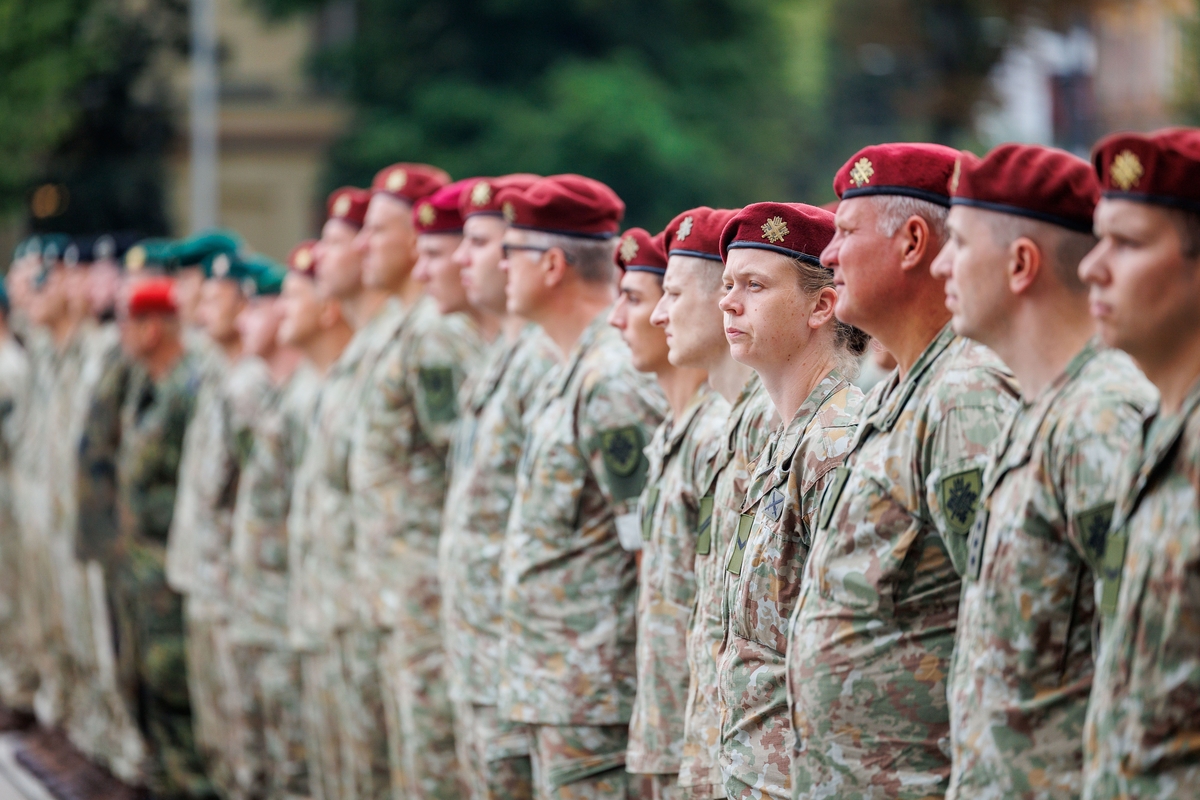 Sausumos pajėgų vado pasikeitimo ceremonija Kaune 