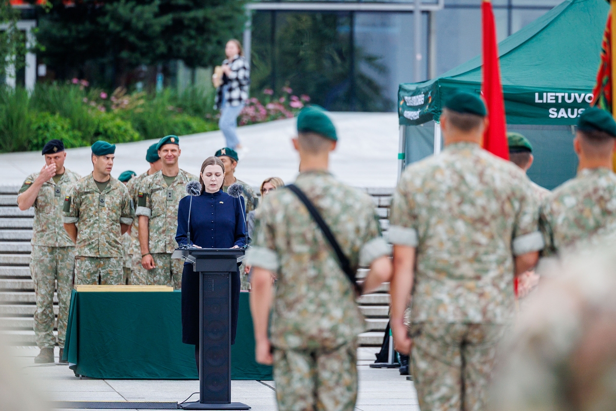 Sausumos pajėgų vado pasikeitimo ceremonija Kaune 