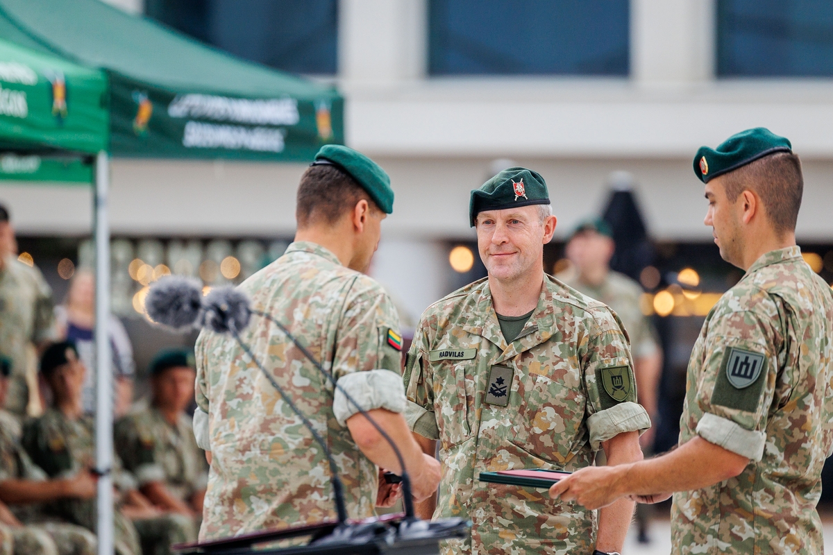 Sausumos pajėgų vado pasikeitimo ceremonija Kaune 