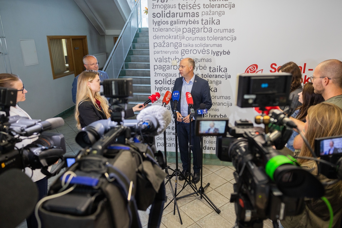 LSDP susitiko su Lietuvos valstiečių ir žaliųjų sąjunga
