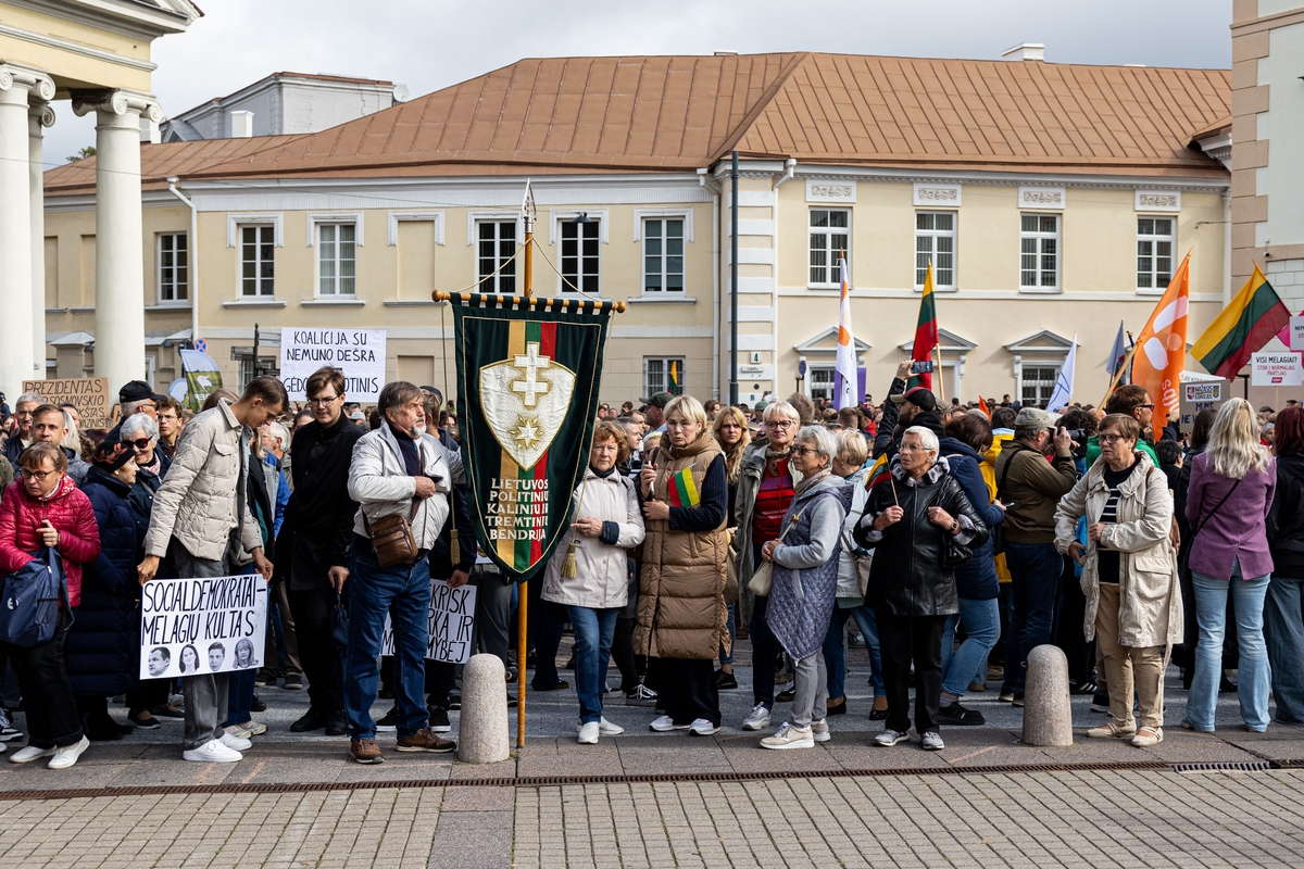 Sostinėje – protestas „Gėdos diena“