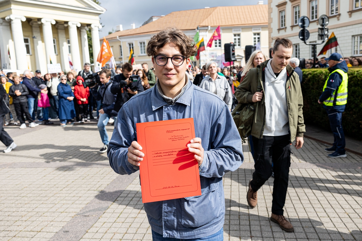 Sostinėje – protestas „Gėdos diena“
