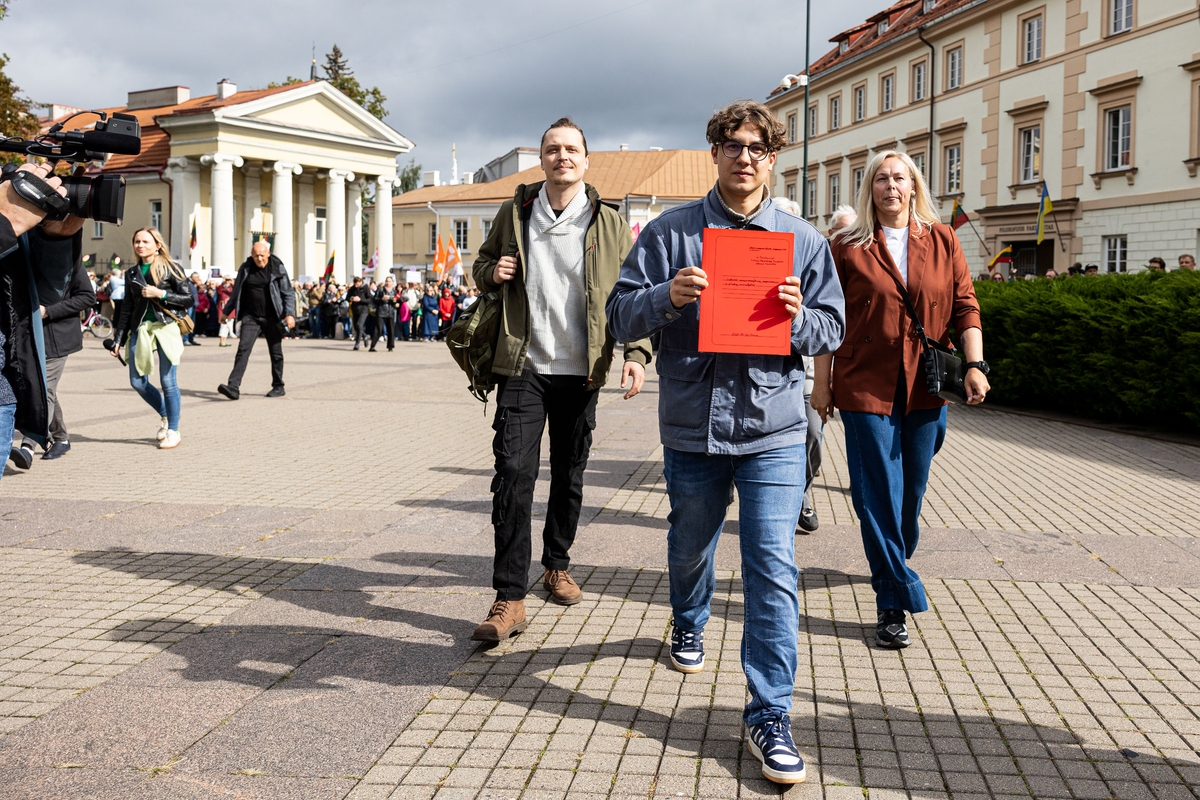 Sostinėje – protestas „Gėdos diena“