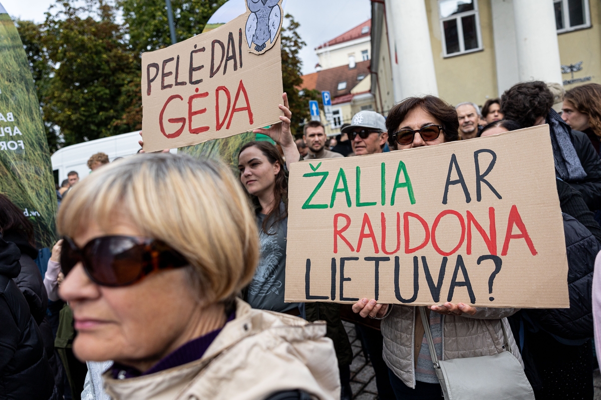 Sostinėje – protestas „Gėdos diena“