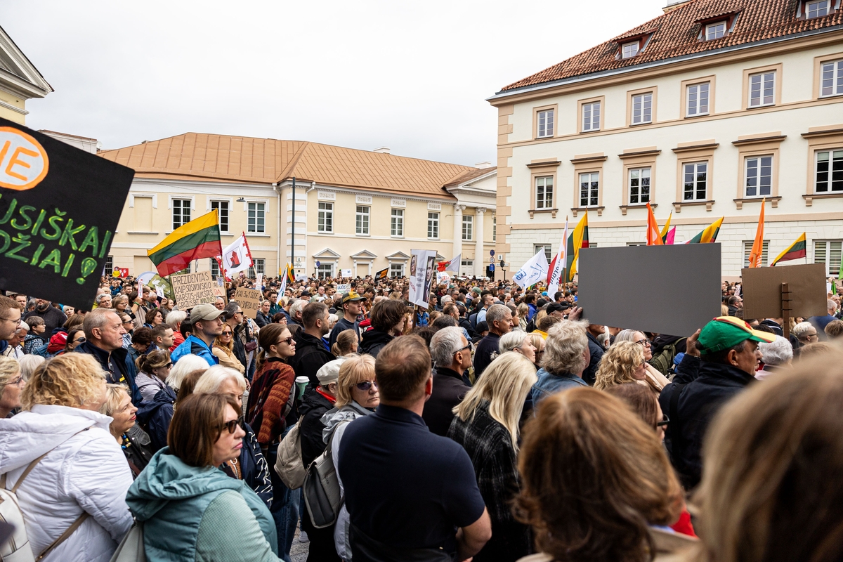 Sostinėje – protestas „Gėdos diena“