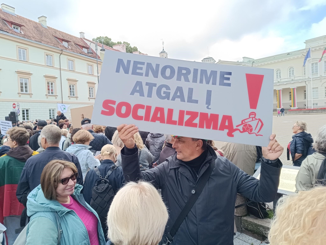 Sostinėje – protestas „Gėdos diena“