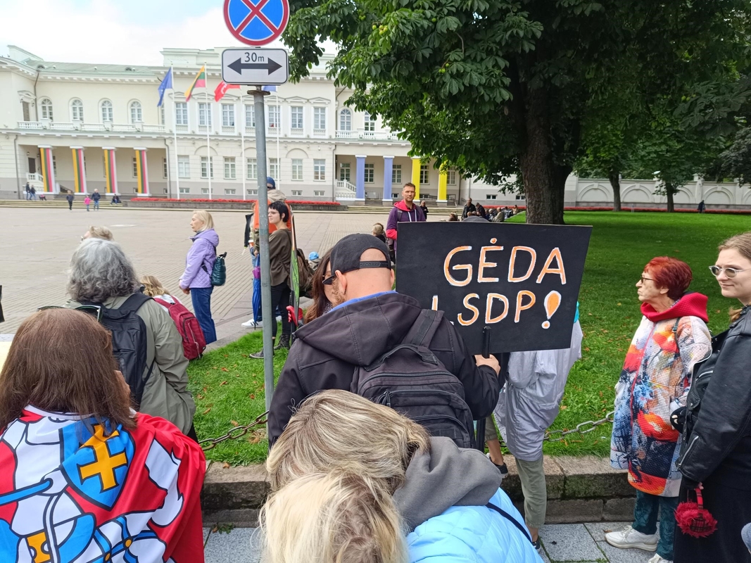 Sostinėje – protestas „Gėdos diena“