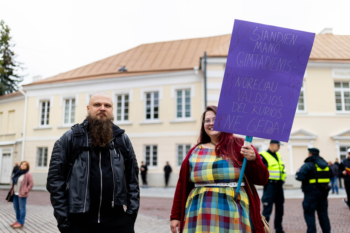 Sostinėje – protestas „Gėdos diena“