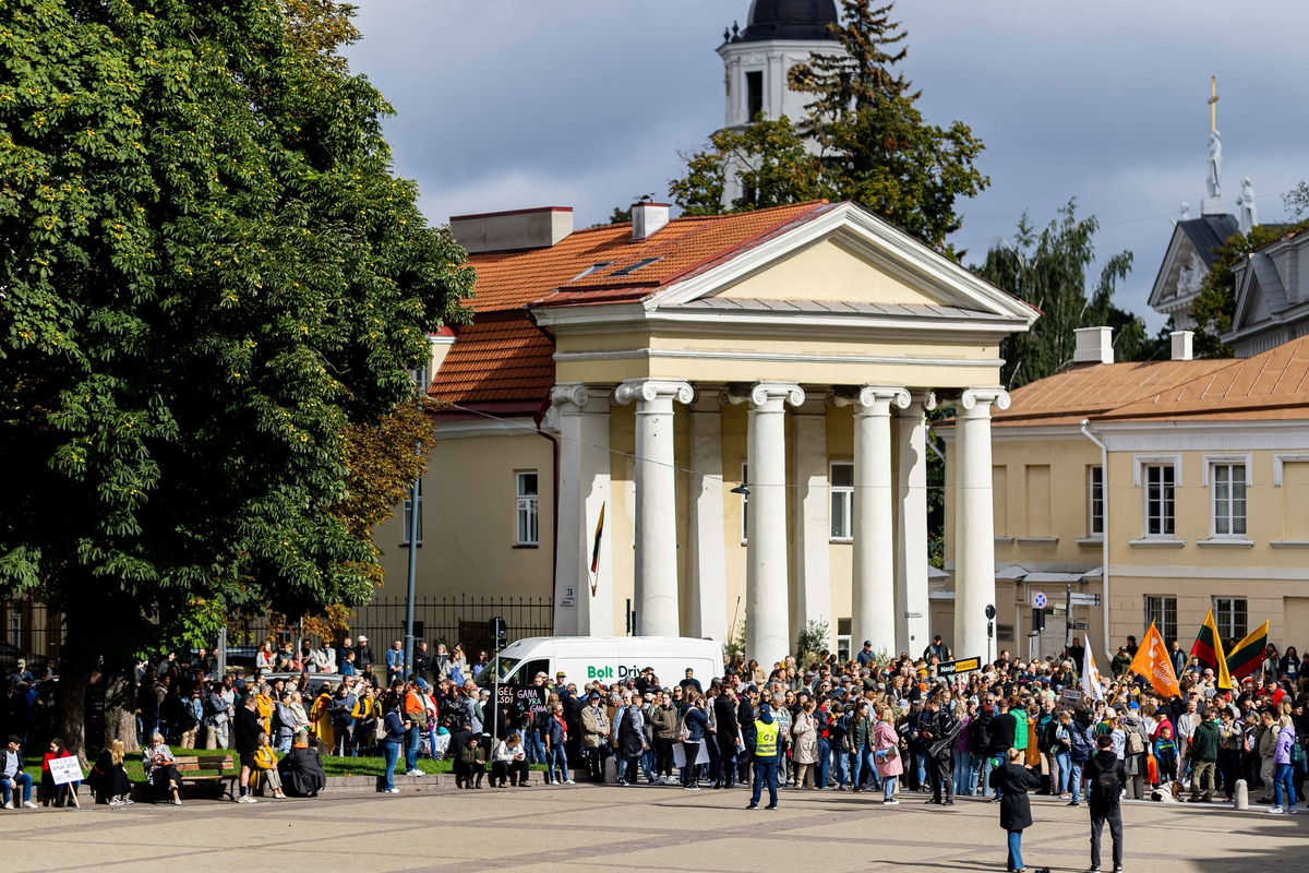 Sostinėje – protestas „Gėdos diena“
