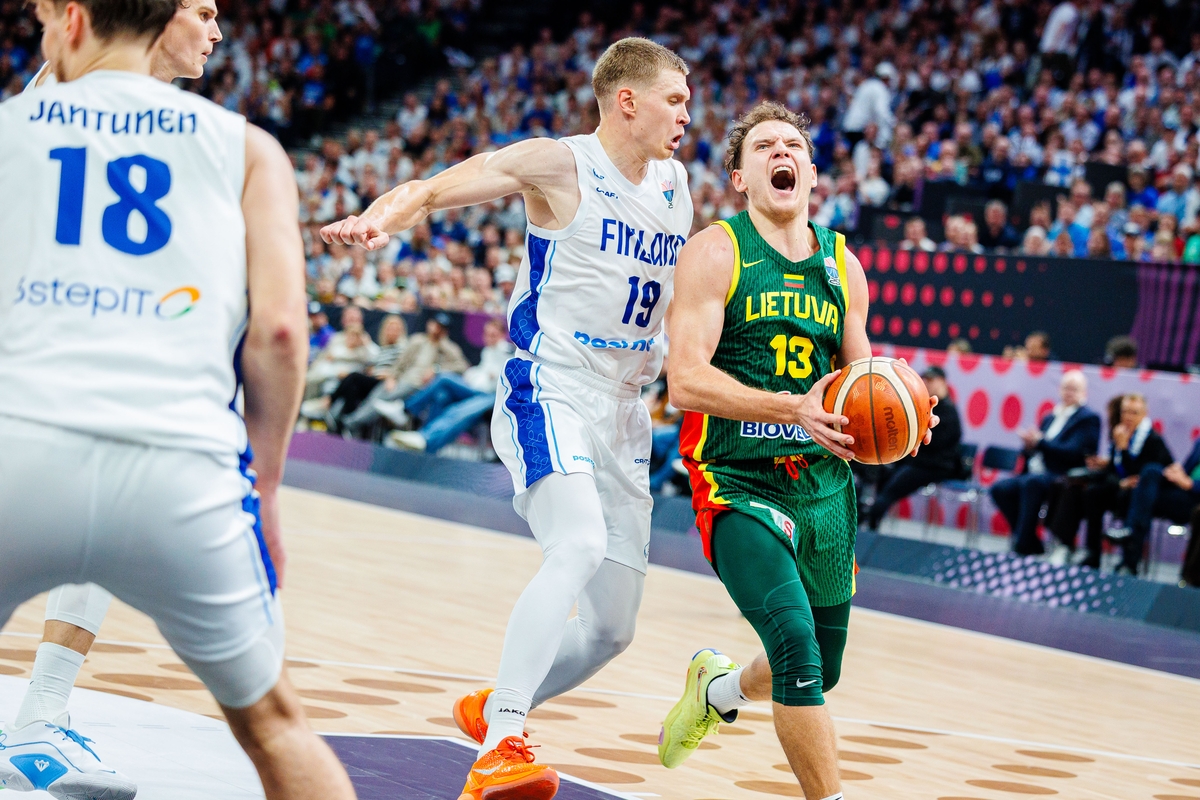  Europos vyrų krepšinio čempionatas: Suomija – Lietuva