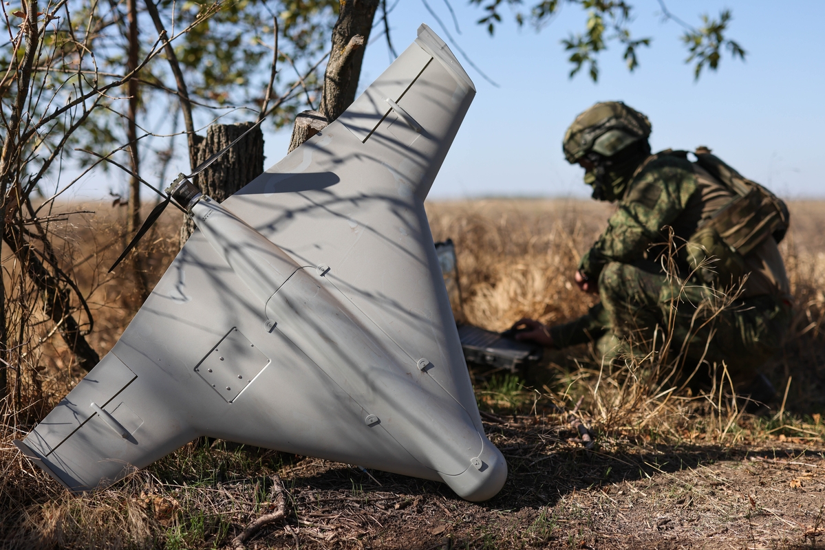 Ukraina sunaikino 97 iš 115 Rusijos paleistų dronų