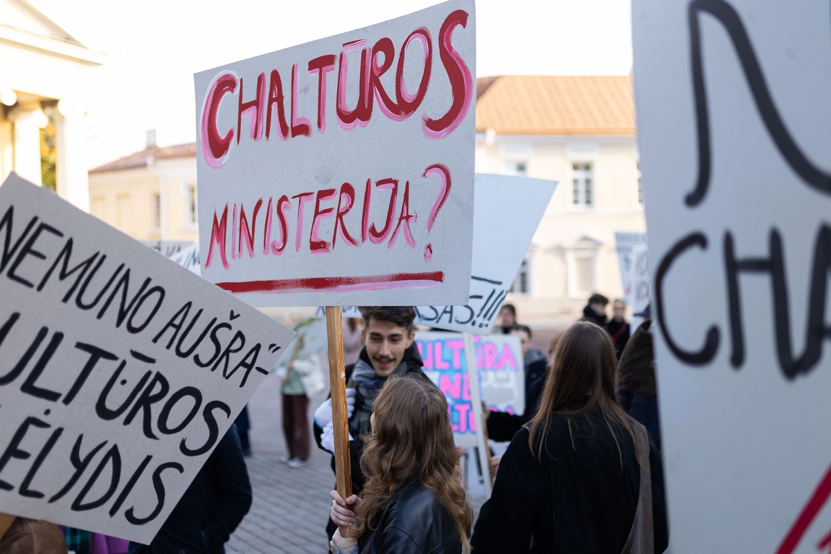 Kultūros bendruomenės protestas prieš paskirtą kultūros ministrą
