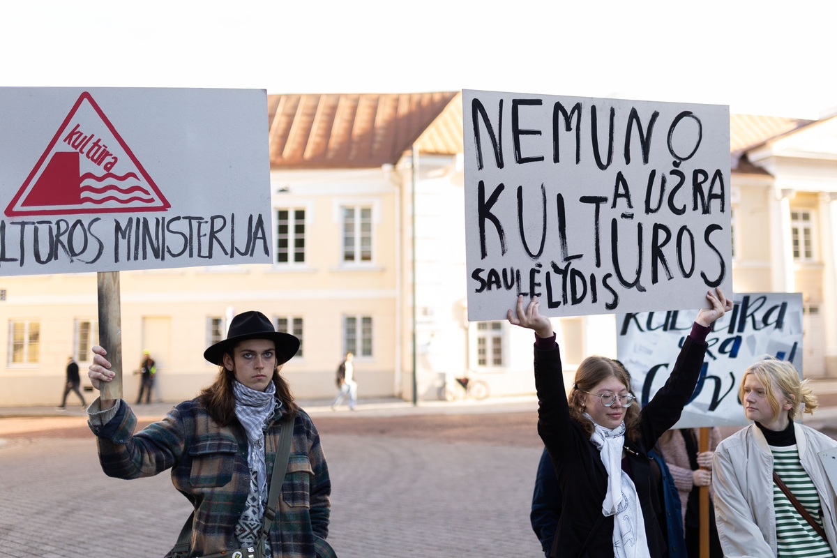 Kultūros bendruomenės protestas prieš paskirtą kultūros ministrą