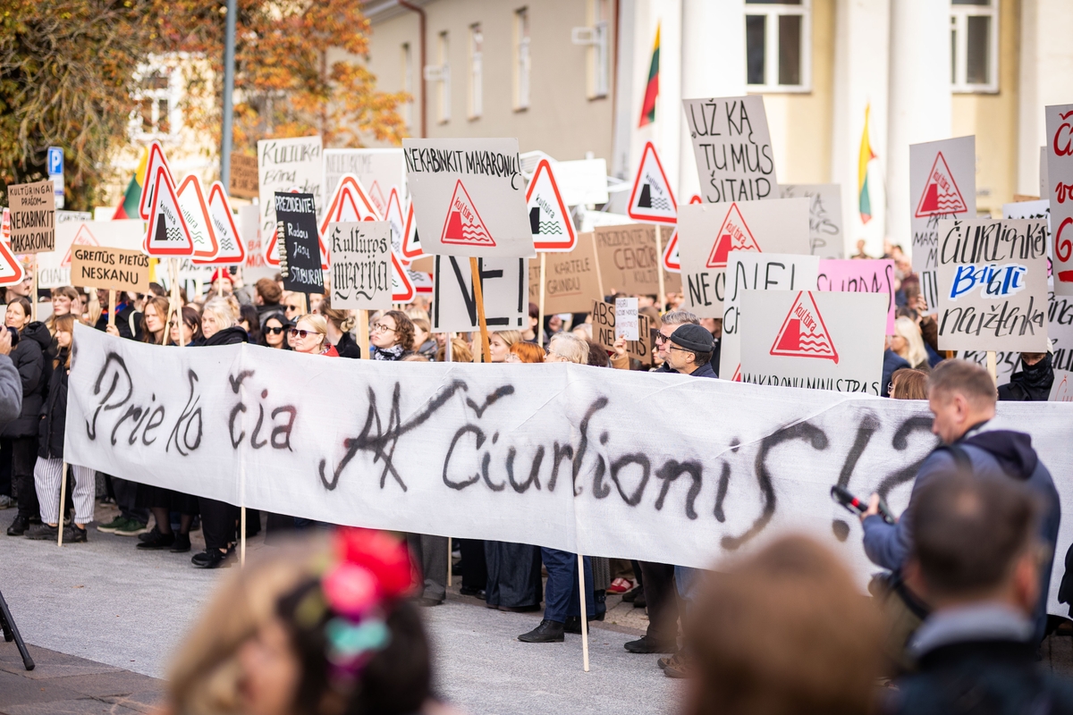 Kultūros bendruomenė kviečia į įspėjamąjį streiką: tai gali būti paskutinis kartas