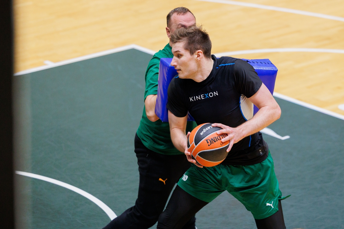Kauno „Žalgirio“ treniruotė