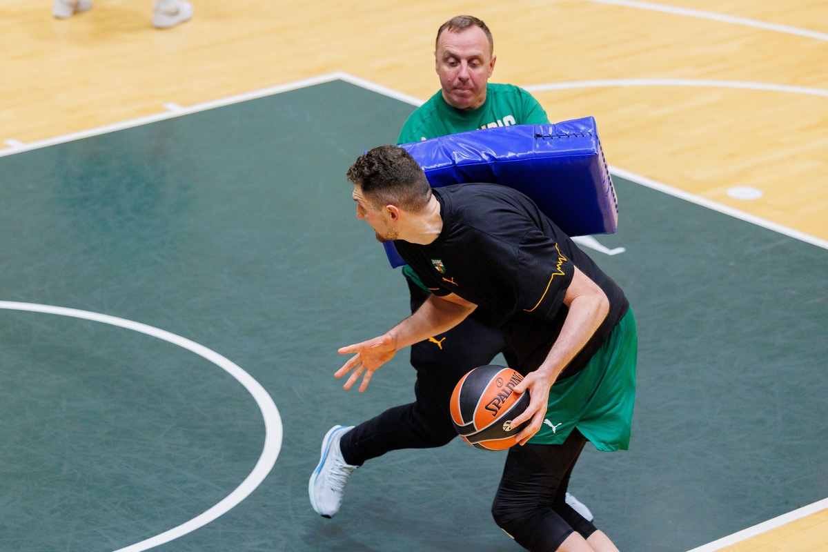 Kauno „Žalgirio“ treniruotė