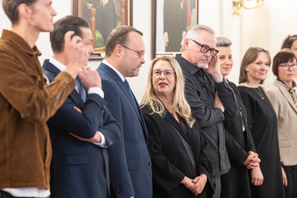 Gitanas Nausėda susitiko su kultūros bendruomenės atstovais