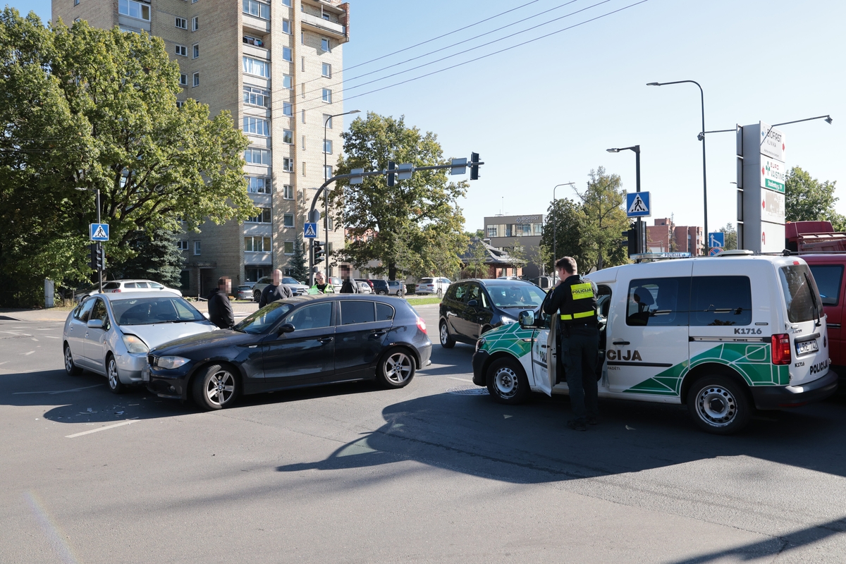 Avarija Studentų ir A. Baranausko g.