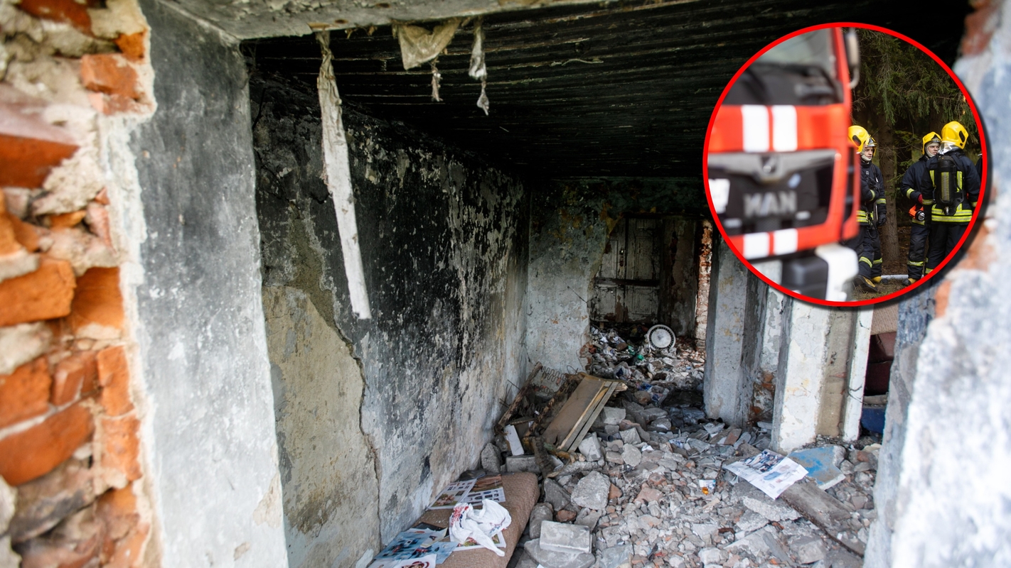 Tragiška paieškų baigtis Rietave: dviejų aukštų pastato griuvėsiuose rastas žuvęs vyras