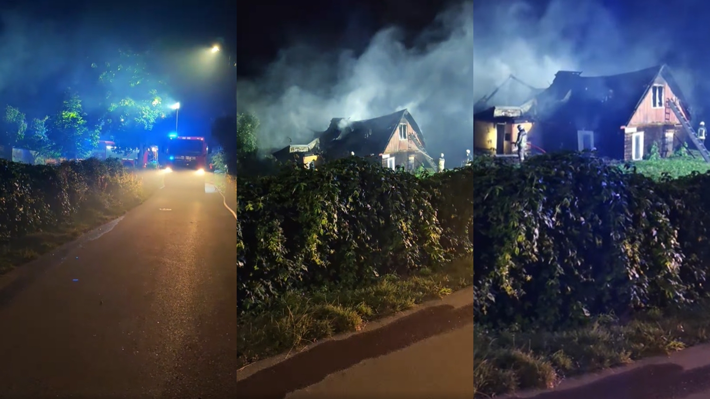 Žemuosiuose Šančiuose į dangų ritosi dūmų kamuoliai: pleškėjo namas