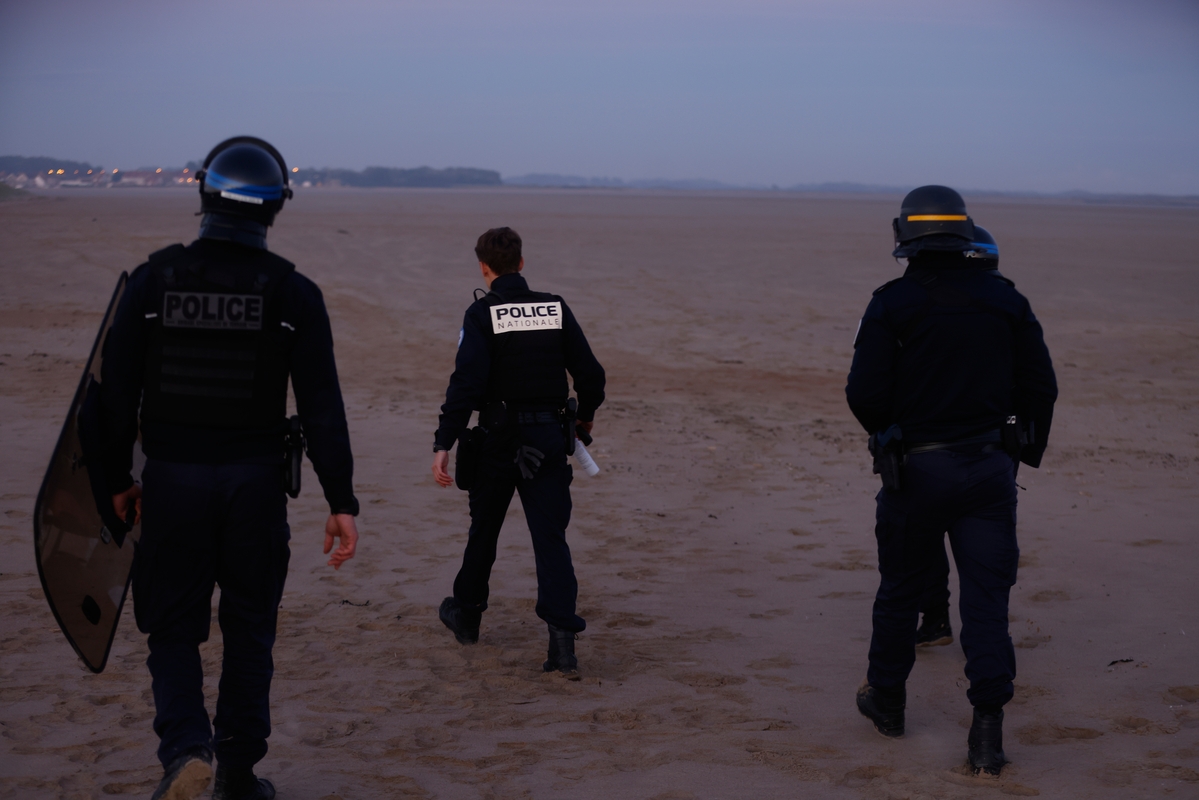 Prancūzijos riaušių policija neleido migrantams pasiekti paplūdimio