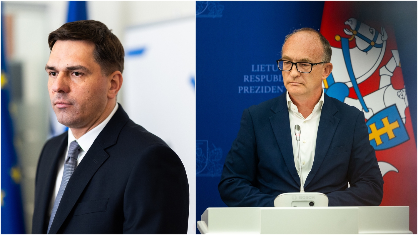 Ignotas Adomavičius (kairėje) ir Frederikas Jansonas