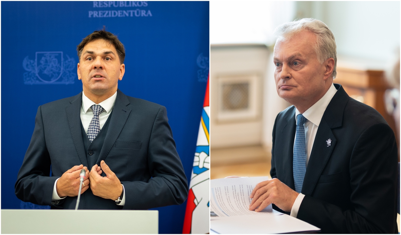 Ignotas Adomavičius (kairėje) ir Gitanas Nausėda
